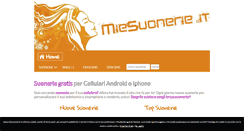 Desktop Screenshot of miesuonerie.it